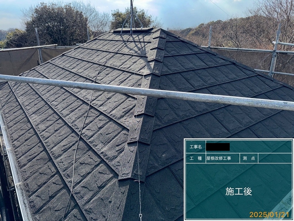 屋根上葺き外壁塗装工事を更新しました！ アイキャッチ画像