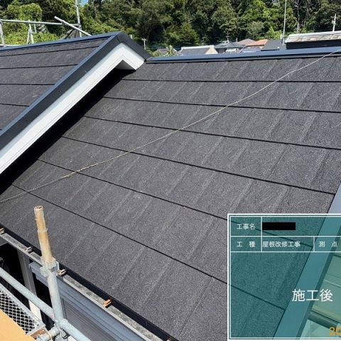 東京都八王子市 K様邸 屋根上葺き(カバー工法)工事を更新しました! アイキャッチ画像