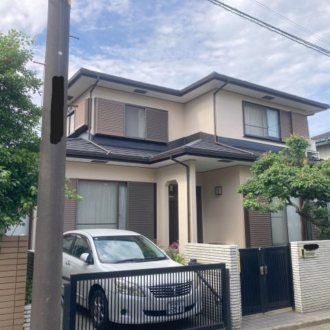 雨樋交換、軒天上貼り工事の施工事例を更新しました! アイキャッチ画像